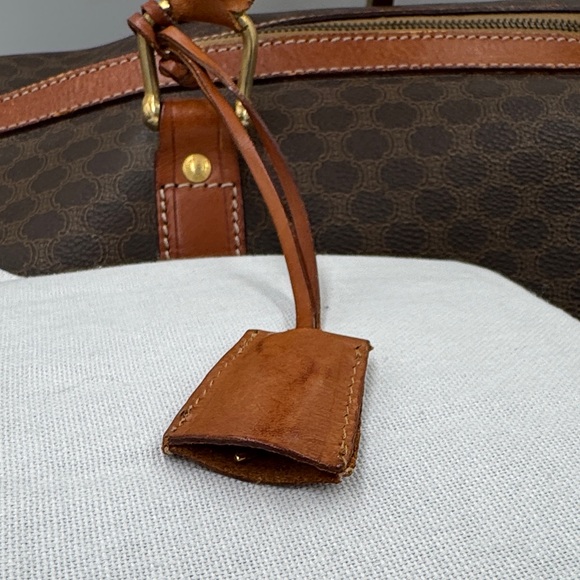 Vintage Celine Brown Duffel Bag with original lock & key - Picture 3 of 16